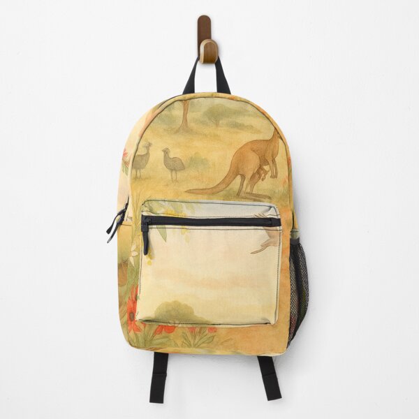 Item preview, Australian Bush Watercolour Scene with Wildlife designed and sold by DeadsetAussie.