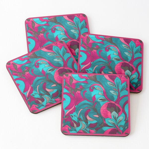 Item preview, Teal and Plum Elegance – Luxurious Floral Design for Modern Interiors | Cozy Aesthetic home Decor designed and sold by CreativeCanvas8.