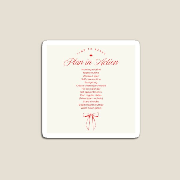Item preview, Time to Reset - Plan in Action designed and sold by korysjournal.