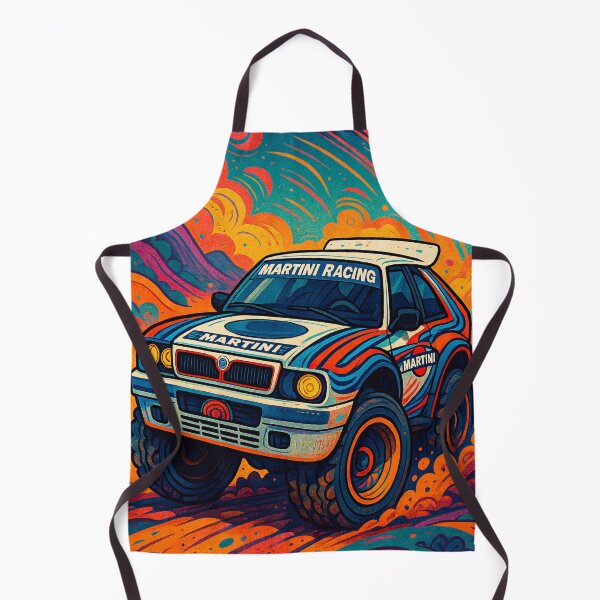 Item preview, Legendary Rally Car Racing Through Psychedelic Colorful Abstract Landscape designed and sold by RevUpDesign.