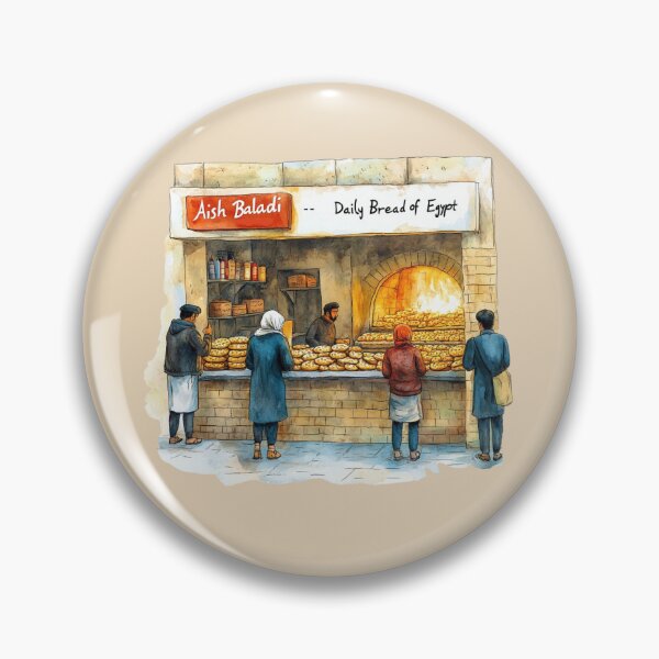 Item preview, Aish Baladi - Daily Bread of Egypt designed and sold by Myra365Art.