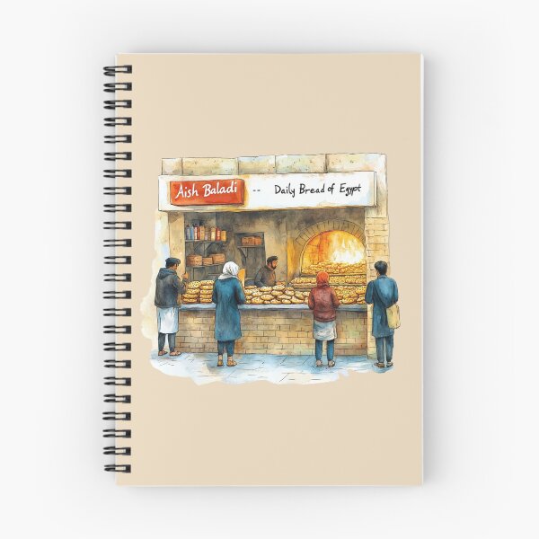 Item preview, Aish Baladi - Daily Bread of Egypt designed and sold by Myra365Art.