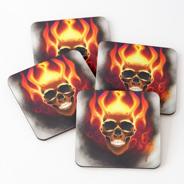 Item preview, Skull on Fire designed and sold by Korral.