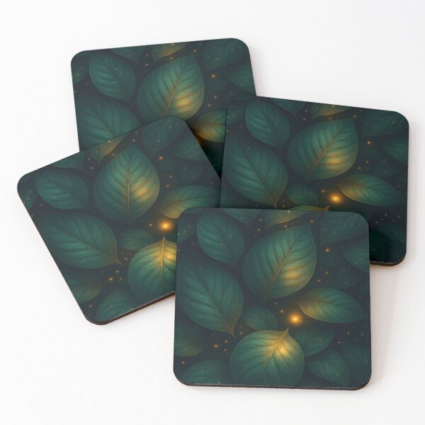 Item preview, Luminous Leaves designed and sold by Kaleidoscope Print.