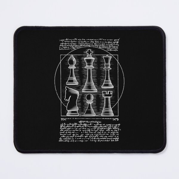 Item preview, Vitruvian Chess Player Leonardo Da Vinci Set Pieces Vintage designed and sold by GrandeDuc.