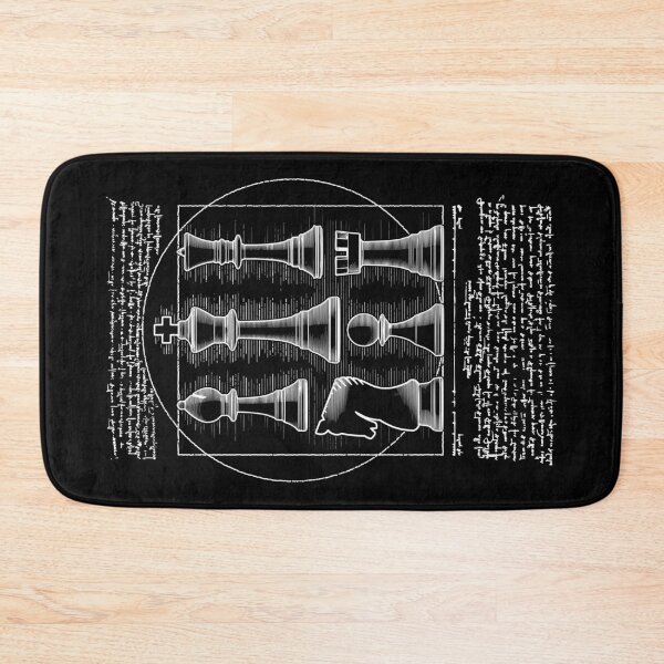Item preview, Vitruvian Chess Player Leonardo Da Vinci Set Pieces Vintage designed and sold by GrandeDuc.
