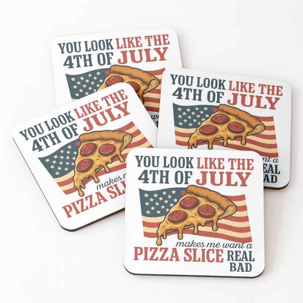 Item preview, You Look Like the 4th of July Design | Funny Patriotic Pizza Craving | Humorous Summer Cookout Graphic | Red White and Pizza Vibes | Bold Foodie Statement designed and sold by PaintedPixels01.