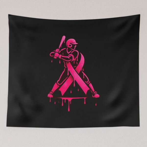 Item preview, Baseball Breast Cancer Awareness Month Pink Ribbon  designed and sold by TalalosART.