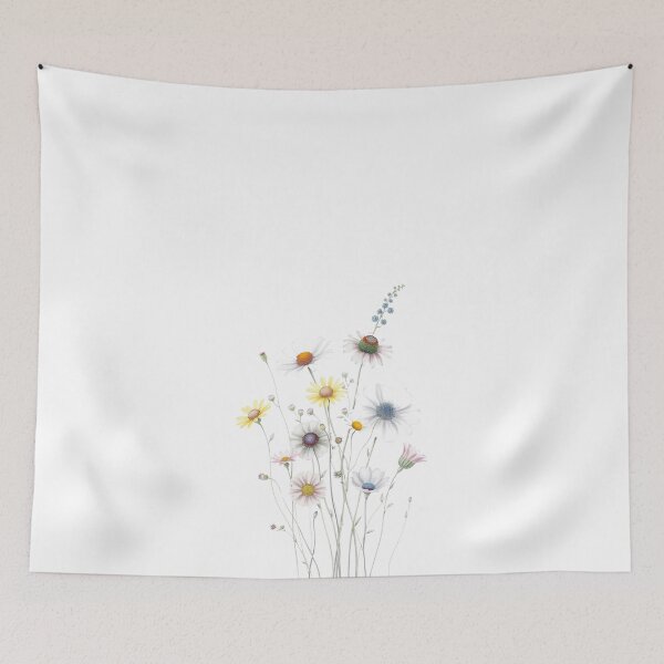 Item preview, Cheerful Garden of Smiling Flowers designed and sold by TwoDotsStudio.
