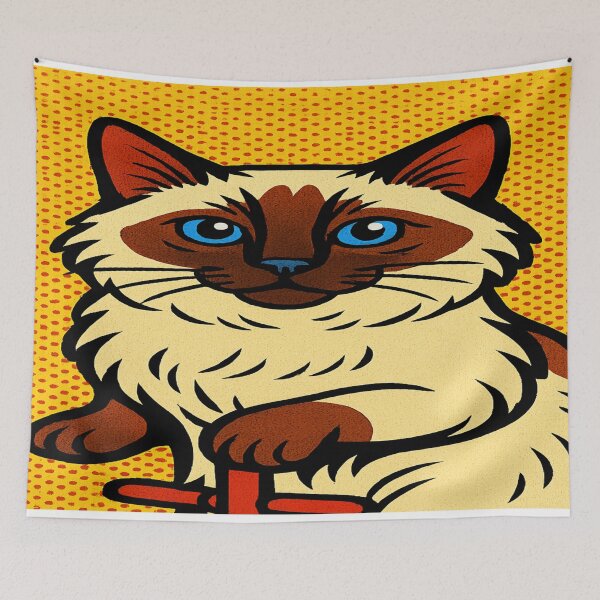 Item preview, Birman Cat Pop Art  designed and sold by Brontox.