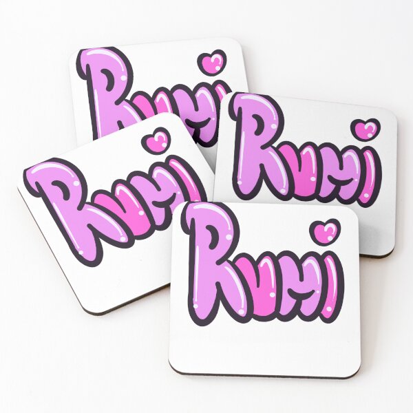 Item preview, Rumi popular girls first name in pink and purple. Top 100 Personalized personalised customised name Rumi  designed and sold by Artonmytee.