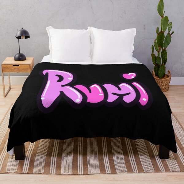Item preview, Rumi popular girls first name in pink and purple. Top 100 Personalized personalised customised name Rumi  designed and sold by Artonmytee.