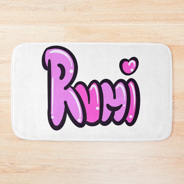 Item preview, Rumi popular girls first name in pink and purple. Top 100 Personalized personalised customised name Rumi  designed and sold by Artonmytee.