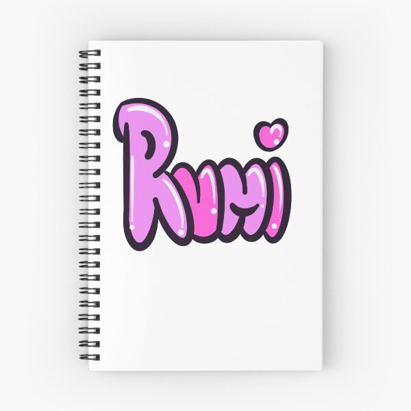 Item preview, Rumi popular girls first name in pink and purple. Top 100 Personalized personalised customised name Rumi  designed and sold by Artonmytee.