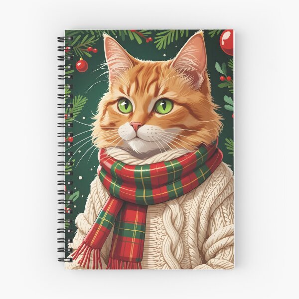 Item preview, Festive Ginger Cat in Christmas Sweater designed and sold by takeng07.