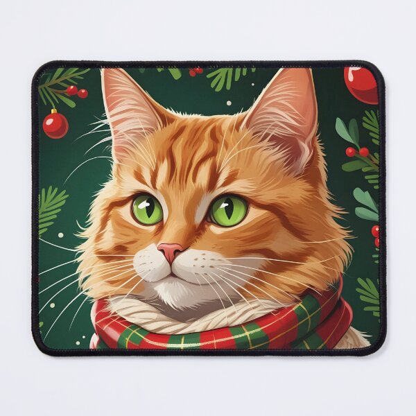 Item preview, Festive Ginger Cat in Christmas Sweater designed and sold by takeng07.
