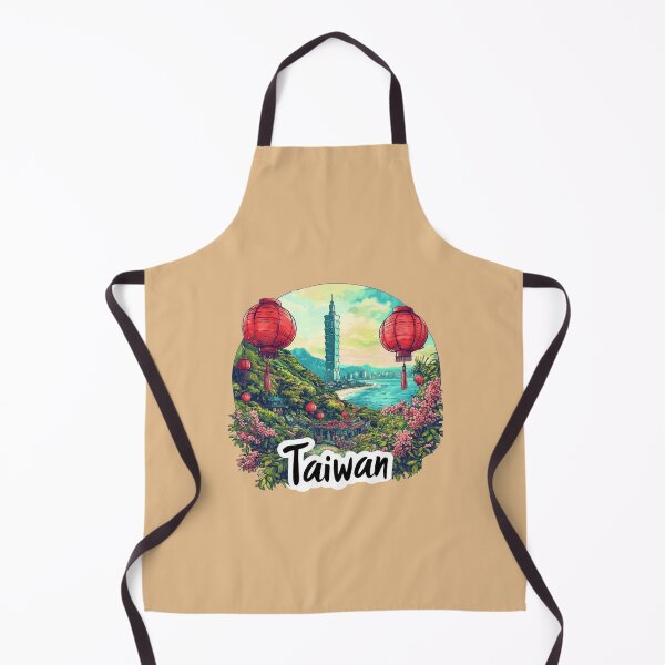 Item preview, Taiwan - Island of Mountains and Lanterns designed and sold by Myra365Art.