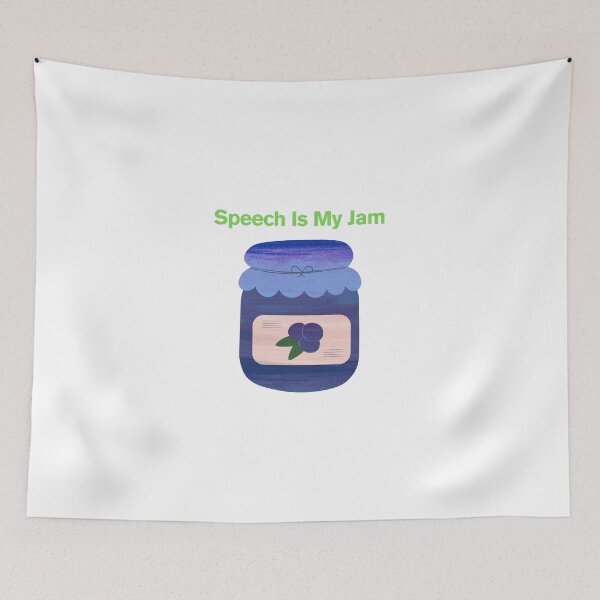 Item preview, Speech Is My Jam designed and sold by ridnaledesigner.