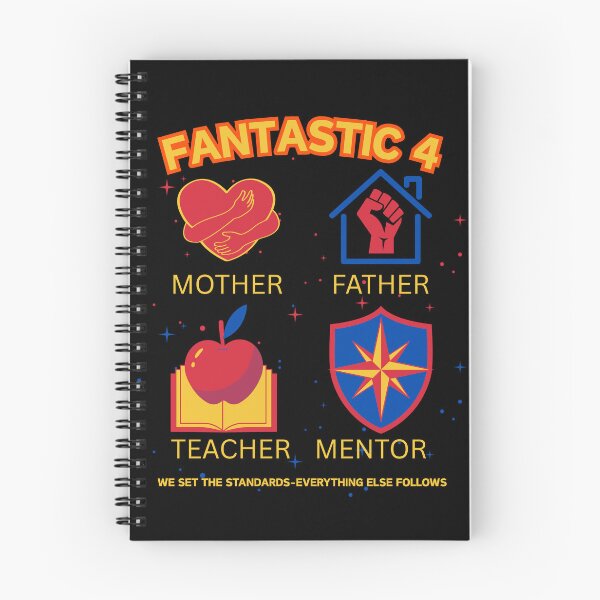 Item preview, Father Mother Teacher Mentor FANTASTIC 4 designed and sold by rebuZZ-Apparels-The Minimalistic Buzz.