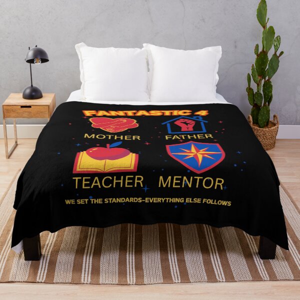 Item preview, Father Mother Teacher Mentor FANTASTIC 4 designed and sold by rebuZZ-Apparels-The Minimalistic Buzz.