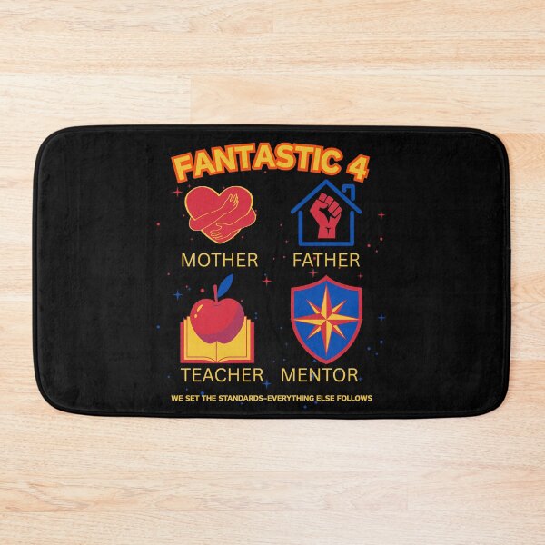 Item preview, Father Mother Teacher Mentor FANTASTIC 4 designed and sold by rebuZZ-Apparels-The Minimalistic Buzz.
