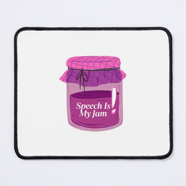 Item preview, Speech Is My Jam designed and sold by ridnaledesigner.