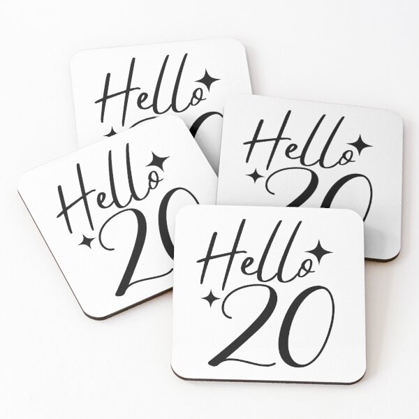 Item preview, Hello 20 | 20th Birthday Celebration | Vintage 2005 Anniversary Design designed and sold by highflycrafts.
