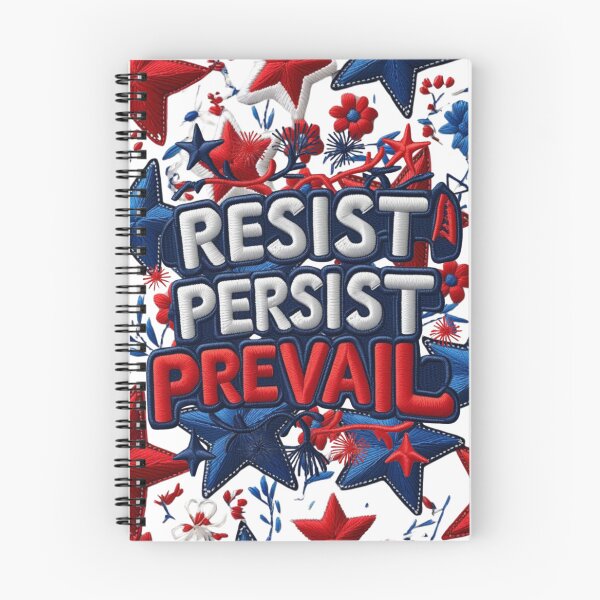 Item preview, Resist Persist Prevail Embroidered Inspirational Motivational Patch designed and sold by ArtDesignTp.