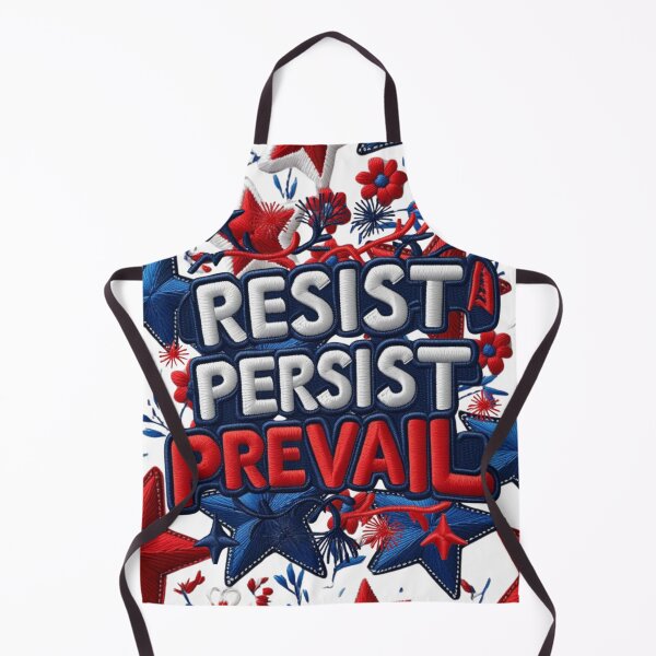 Item preview, Resist Persist Prevail Embroidered Inspirational Motivational Patch designed and sold by ArtDesignTp.