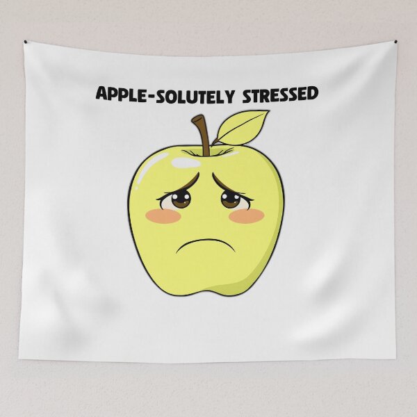 Item preview, Anxious Apple designed and sold by allogy.