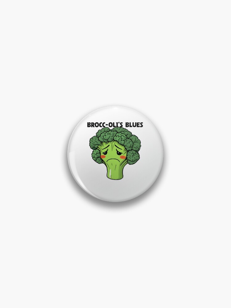 Thumbnail 1 of 3, Pin, Brooding Broccoli designed and sold by allogy.