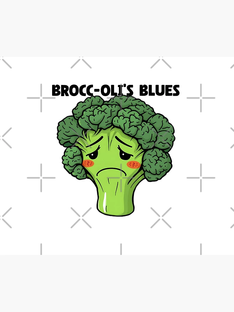Thumbnail 5 of 5, Mouse Pad, Brooding Broccoli designed and sold by allogy.