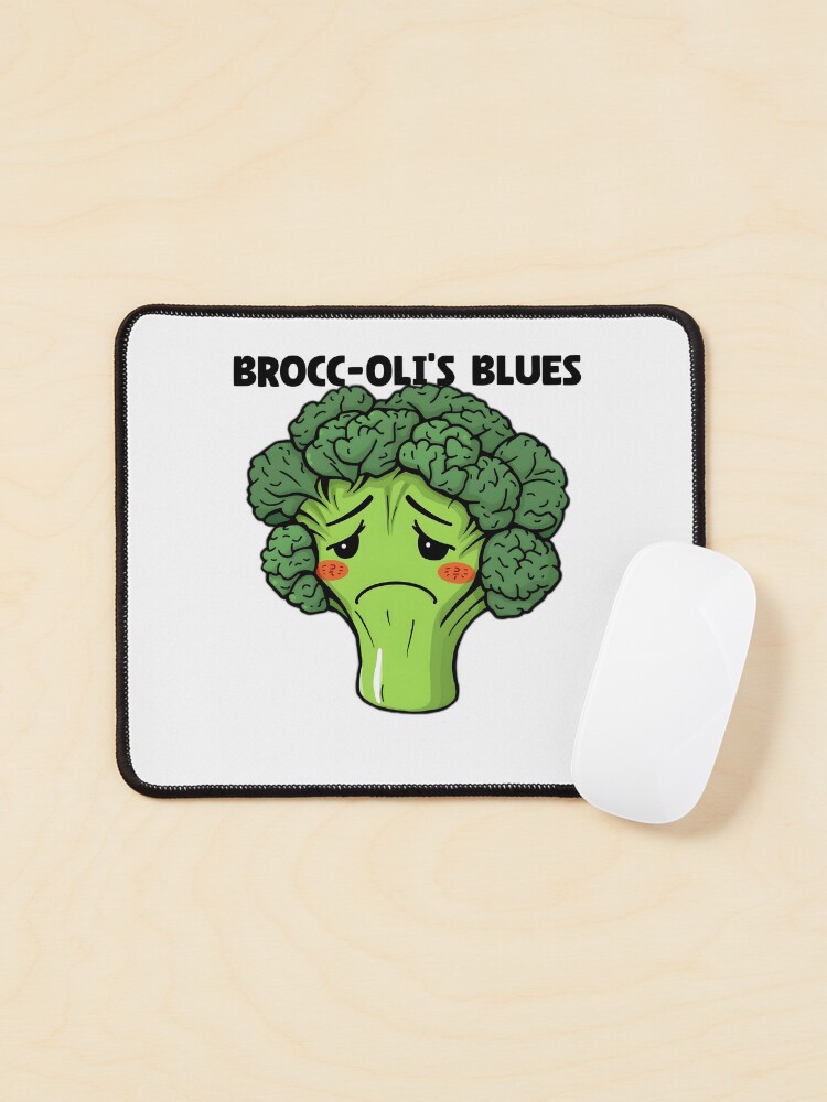 Thumbnail 1 of 5, Mouse Pad, Brooding Broccoli designed and sold by allogy.