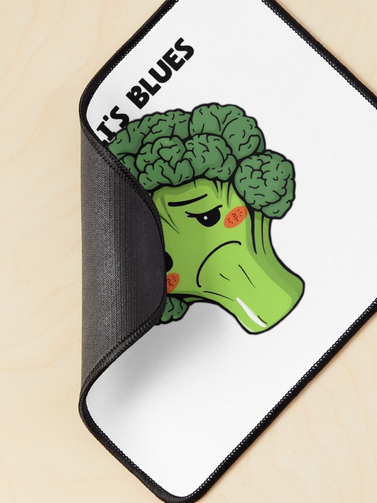 Thumbnail 2 of 5, Mouse Pad, Brooding Broccoli designed and sold by allogy.