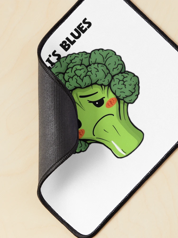 Thumbnail 2 of 5, Mouse Pad, Brooding Broccoli designed and sold by allogy.