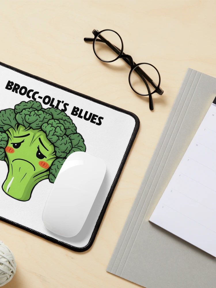 Thumbnail 3 of 5, Mouse Pad, Brooding Broccoli designed and sold by allogy.