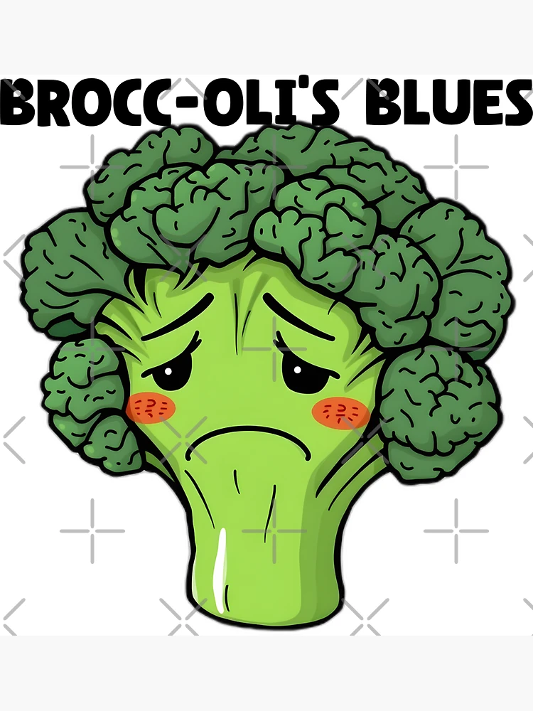 Thumbnail 3 of 3, Magnet, Brooding Broccoli designed and sold by allogy.