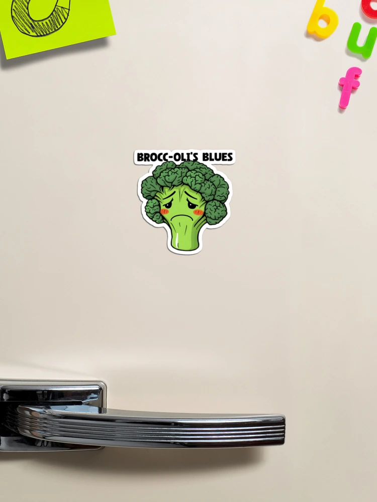 Thumbnail 1 of 3, Magnet, Brooding Broccoli designed and sold by allogy.