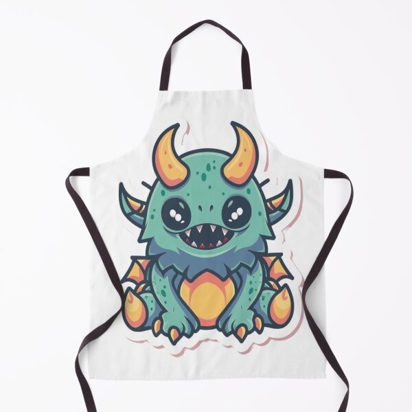 Item preview, Cute Chibi Monster Dragon – Kawaii Fantasy Creature designed and sold by ThreadandPixel.