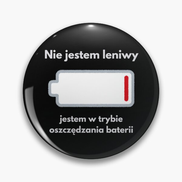 Item preview, Nie jestem leniwy designed and sold by TOSHA-Poland.