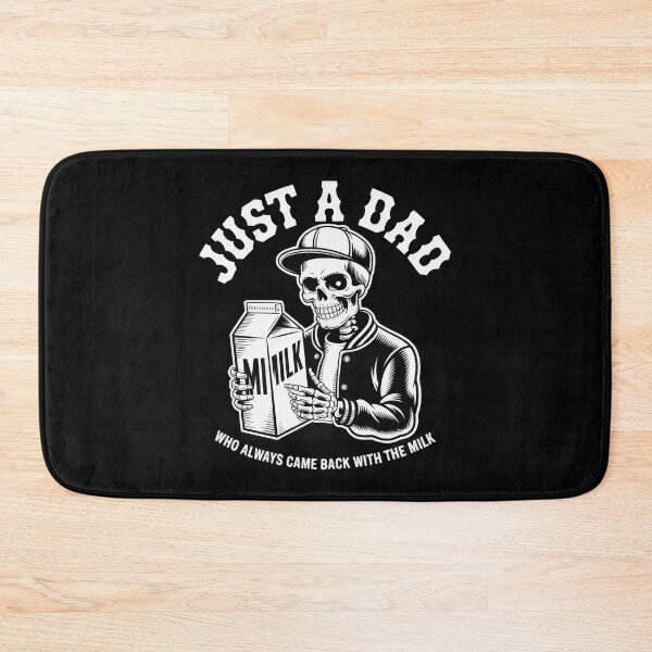 Item preview, Just a Dad Who Always Came Back with the Milk – Funny Skeleton Fatherhood Design designed and sold by VISIONARTIST.