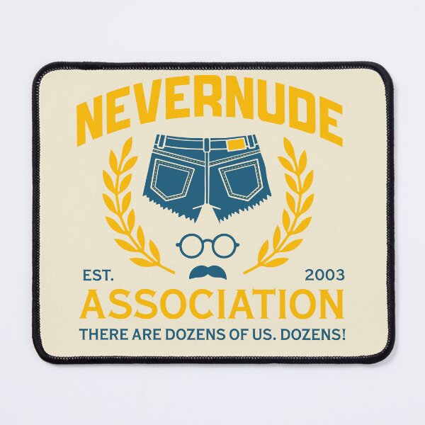 Item preview, The Nevernude Association designed and sold by Meta Cortex.