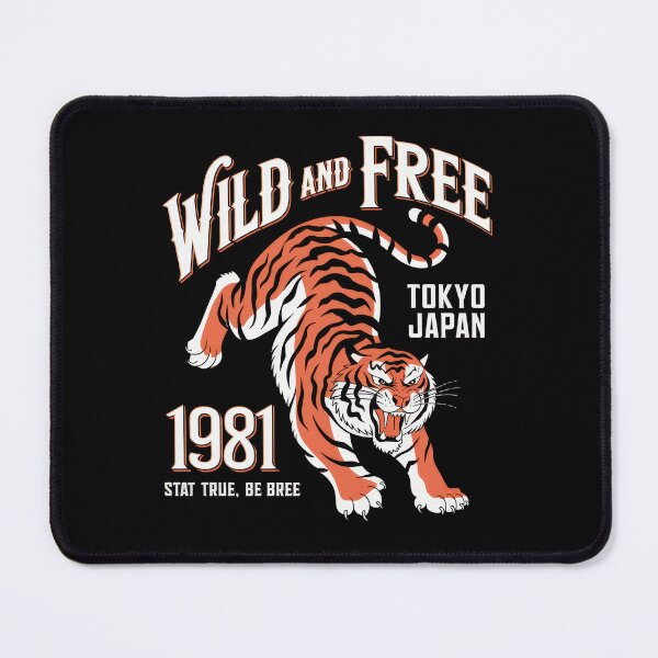 Item preview, Vintage Tokyo Tiger Graphic – Wild and Free 1981 Retro Japan Style designed and sold by VISIONARTIST.