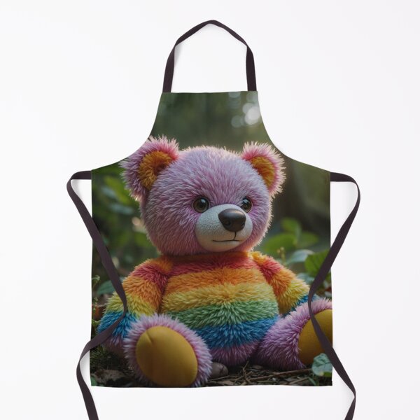 Item preview, Rainbow Stuffed Teddy designed and sold by M-Y-A-R-T-.