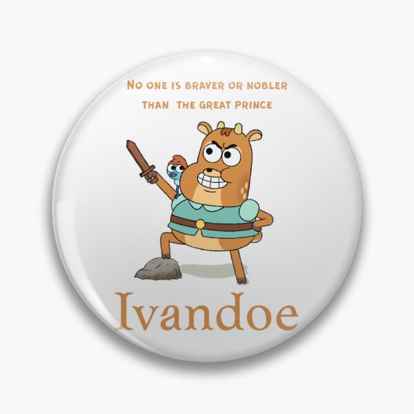 Item preview,  The Brave Prince Ivandoe and Birt – Cartoon Quote Art - cartoon network  designed and sold by B-M-Store.