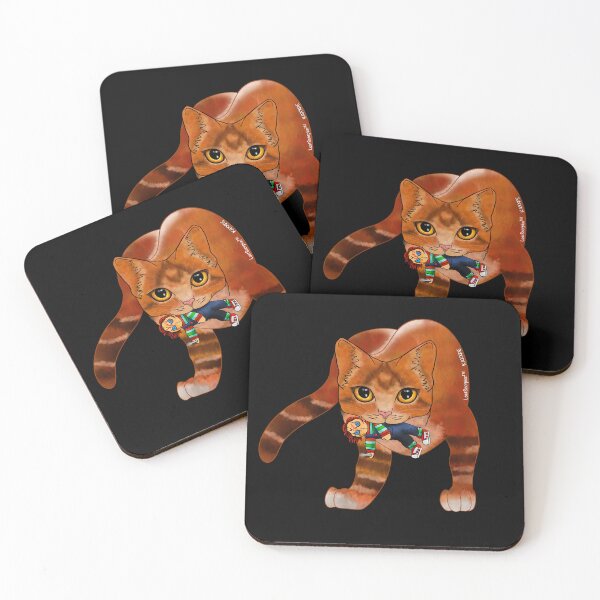 Item preview, 'Possessed Serial Killer Cat Toy' by KAXXPE designed and sold by LostScorpion.