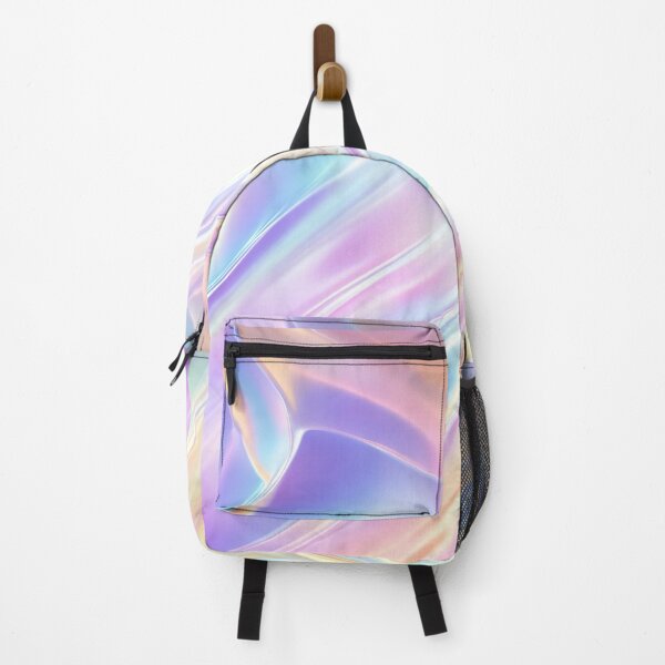 Item preview, Holographic iridescent background. Pastel rainbow colors. Soft fabric texture  designed and sold by LuckyStep.