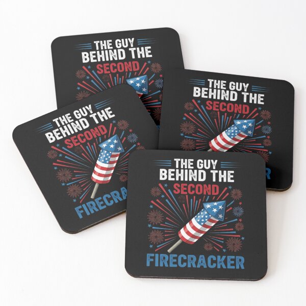 Item preview, The Man Behind The second Firecracker 4th of July Pregnancy announcing a 2nd pregnancy designed and sold by MotivaChic.