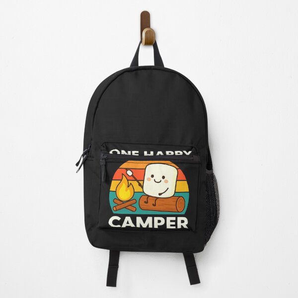 Item preview, One Happy Camper Funny Marshmallow Camping designed and sold by cawtoon.
