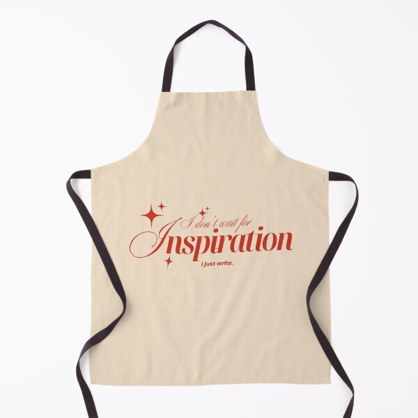 Item preview, I Don’t Wait for Inspiration, I Just Write – Motivational Writer Quote for Authors & Book Lovers designed and sold by Favbookshelf by Manik.